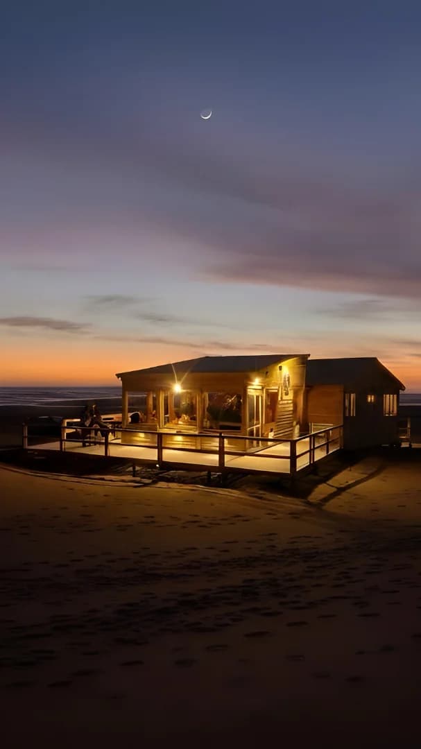 Costa de Claromecó de noche